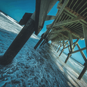 Crystal Pier Canvas Print #1
