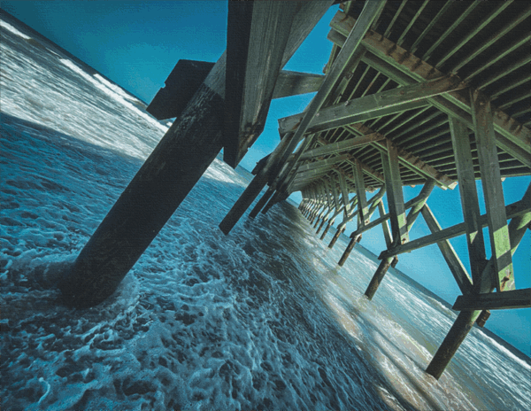 Crystal Pier Canvas Print #1